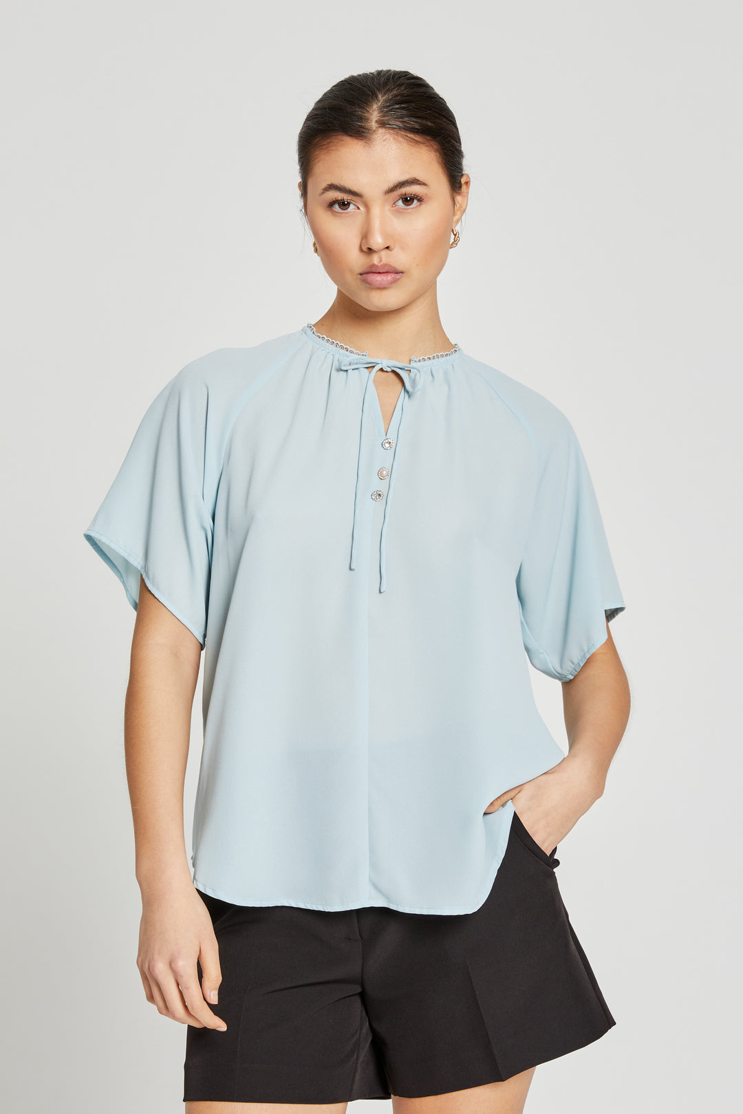 Bruuns Bazaar Women CamillaBBLuia blouse Blouse Summer Sky