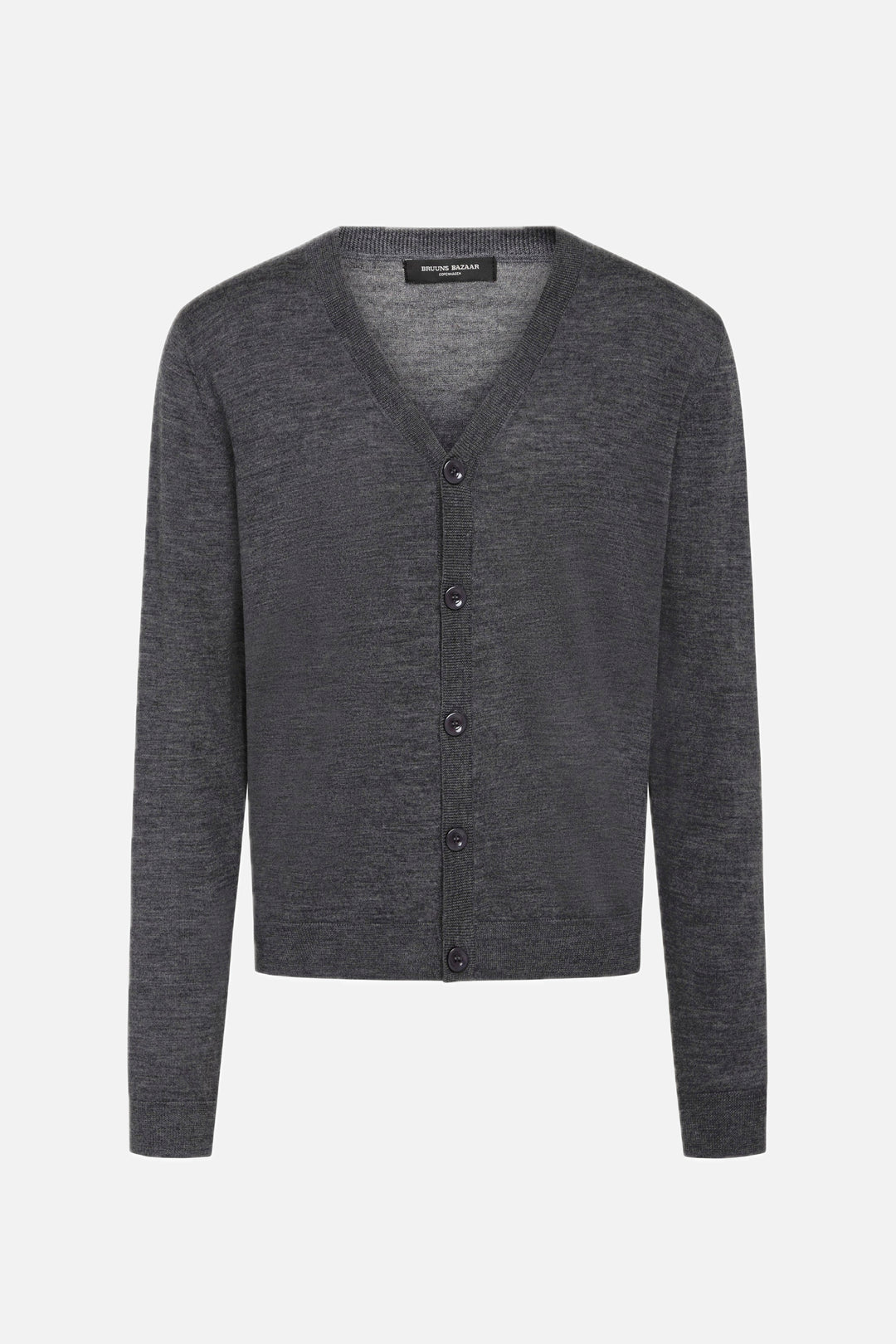 Bruuns Bazaar Men CharlesBBCardigan Knit Mid grey mel