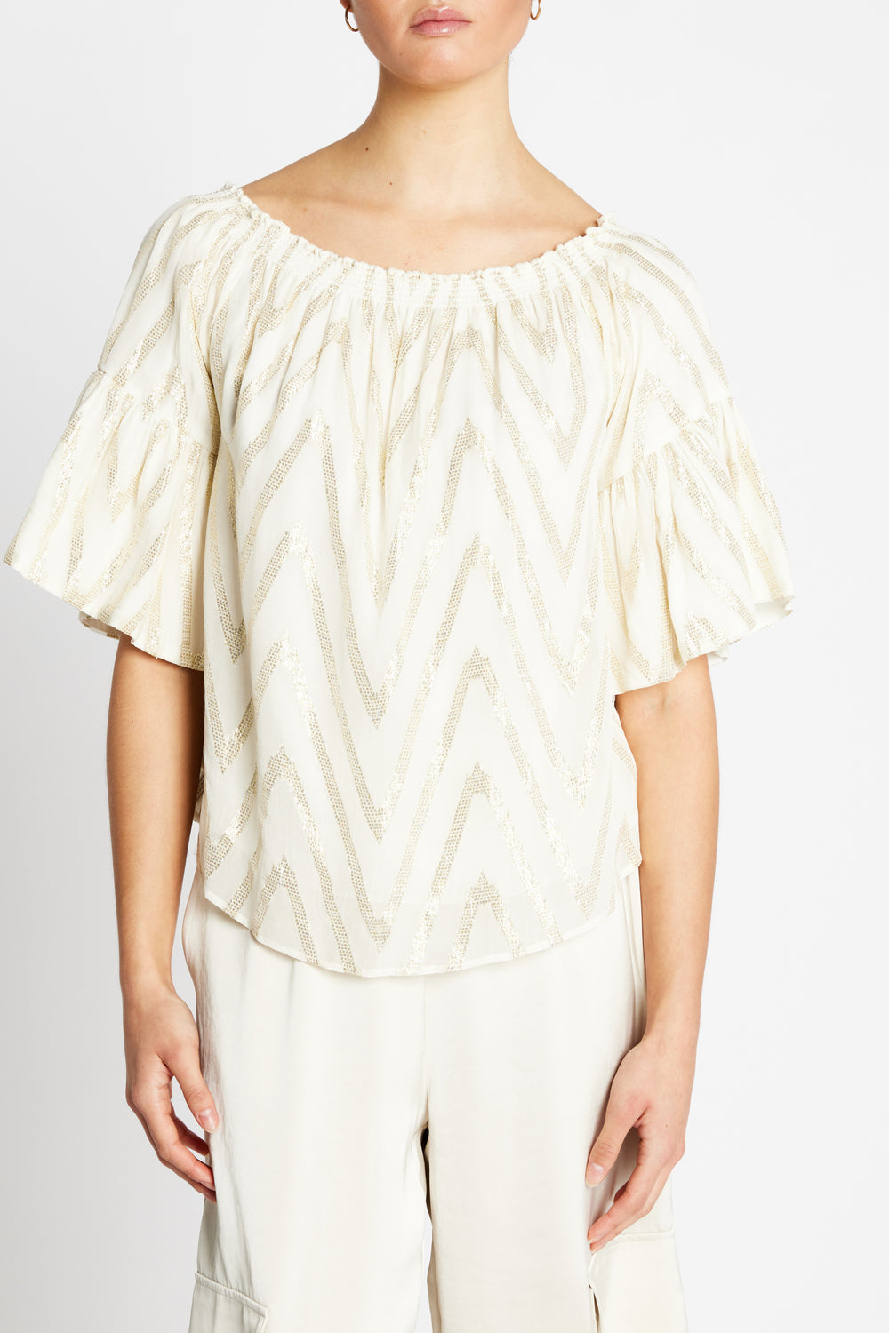 Bruuns Bazaar Women CollardBBCarlis blouse Blouse Kit w Metallic