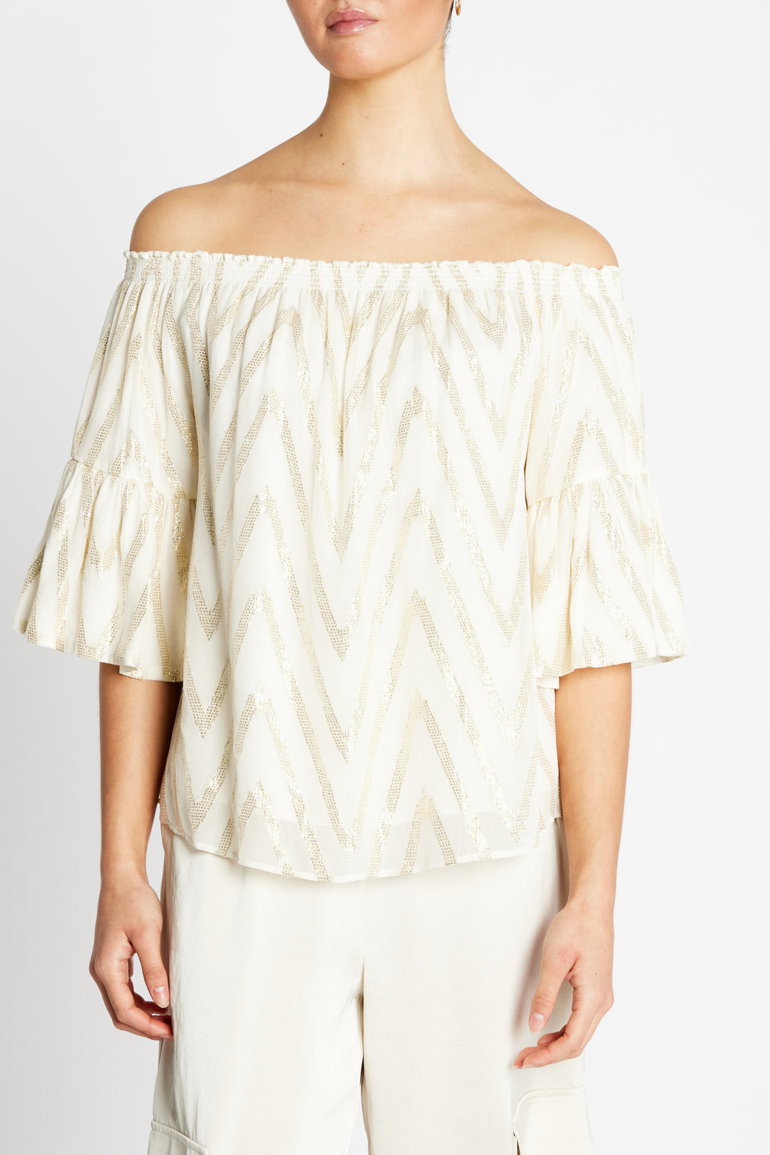Bruuns Bazaar Women CollardBBCarlis blouse Blouse Kit w Metallic