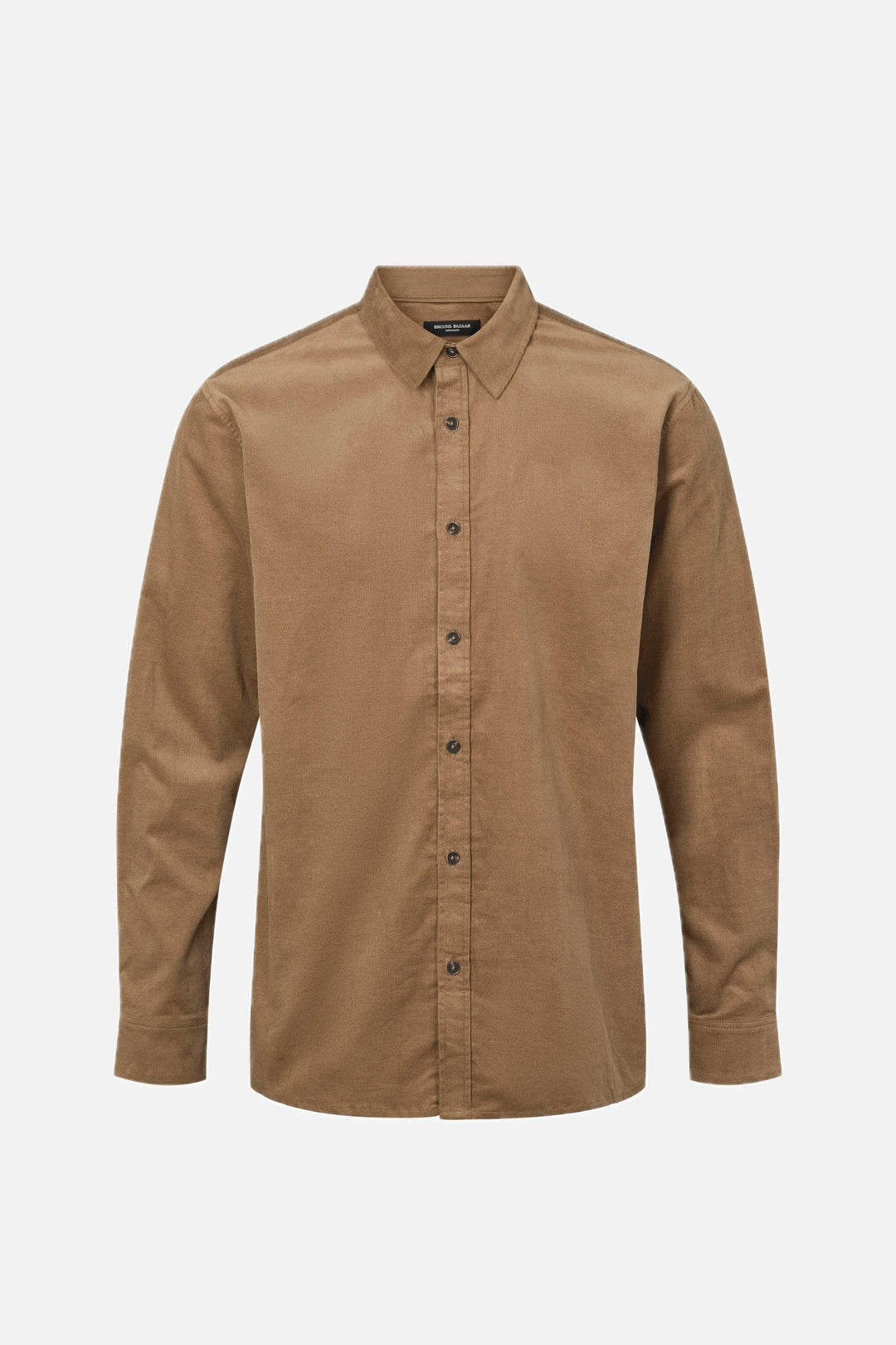 Bruuns Bazaar Men CordBBStoked shirt Shirts Shitake
