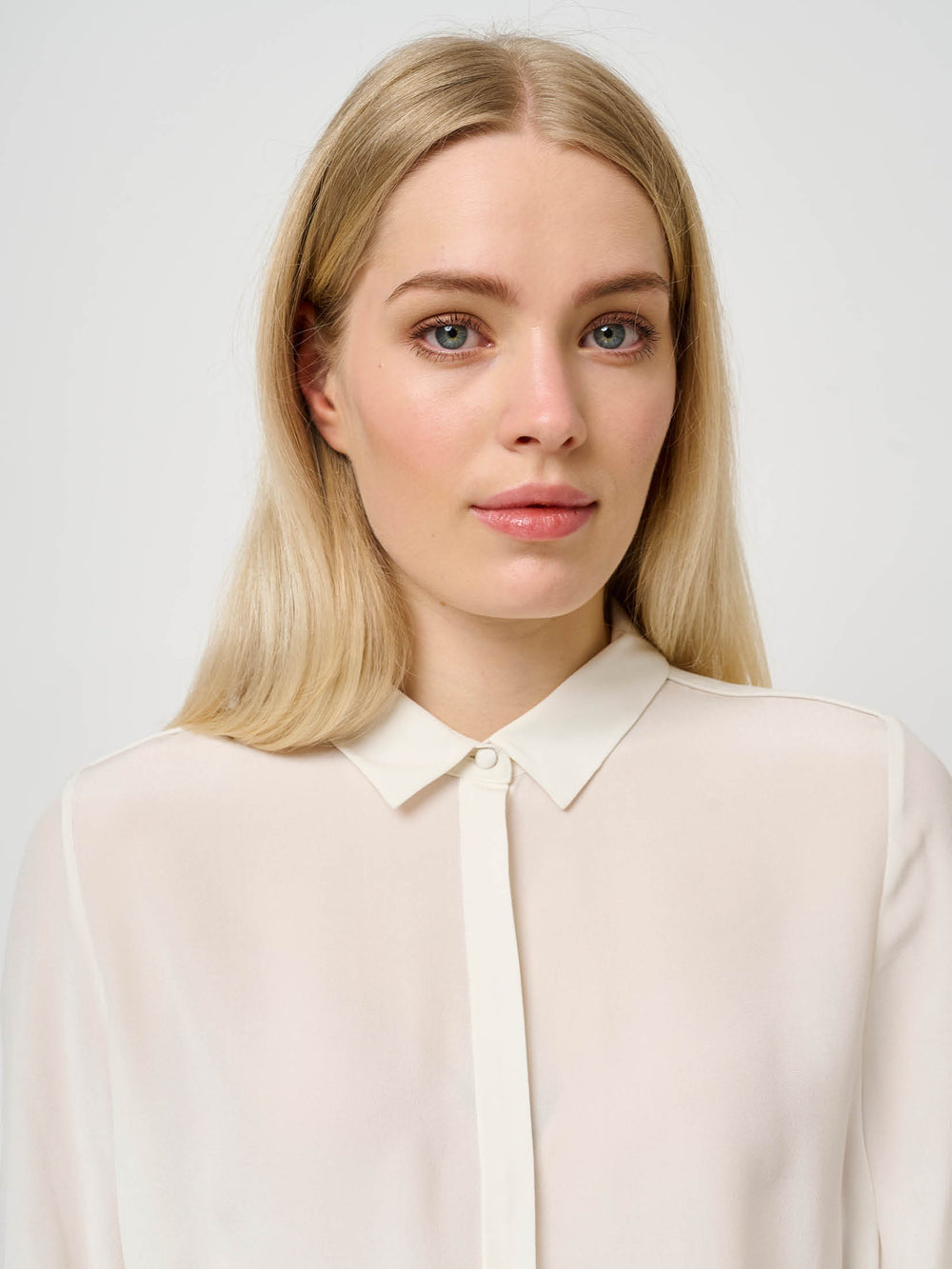 Bruuns Bazaar Women LillieBBCorinna silkshirt Shirts Snow White