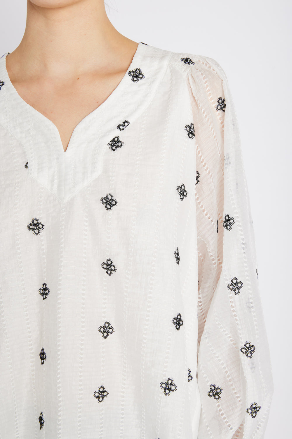 Bruuns Bazaar Women MarshBBAlini blouse Blouse Snow White