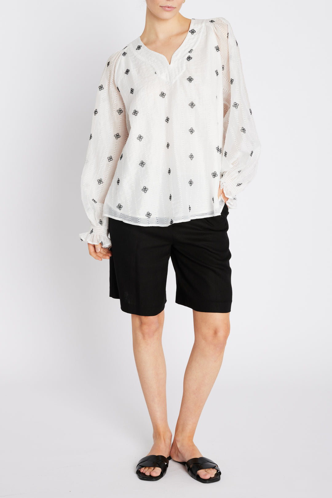 Bruuns Bazaar Women MarshBBAlini blouse Blouse Snow White