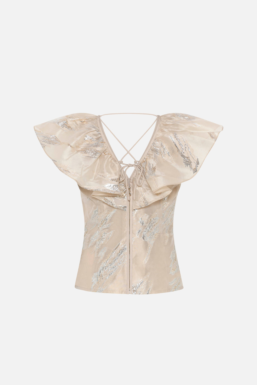 Bruuns Bazaar Women PlantagoBBOlla top Blouse Light Gold