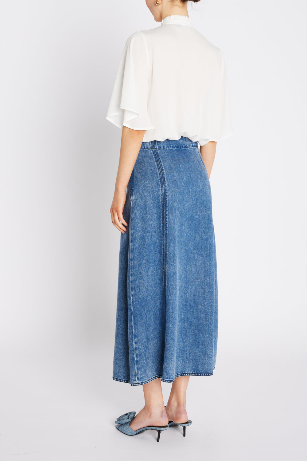Bruuns Bazaar Women PlatieBBAliya skirt Skirt Blue Denim