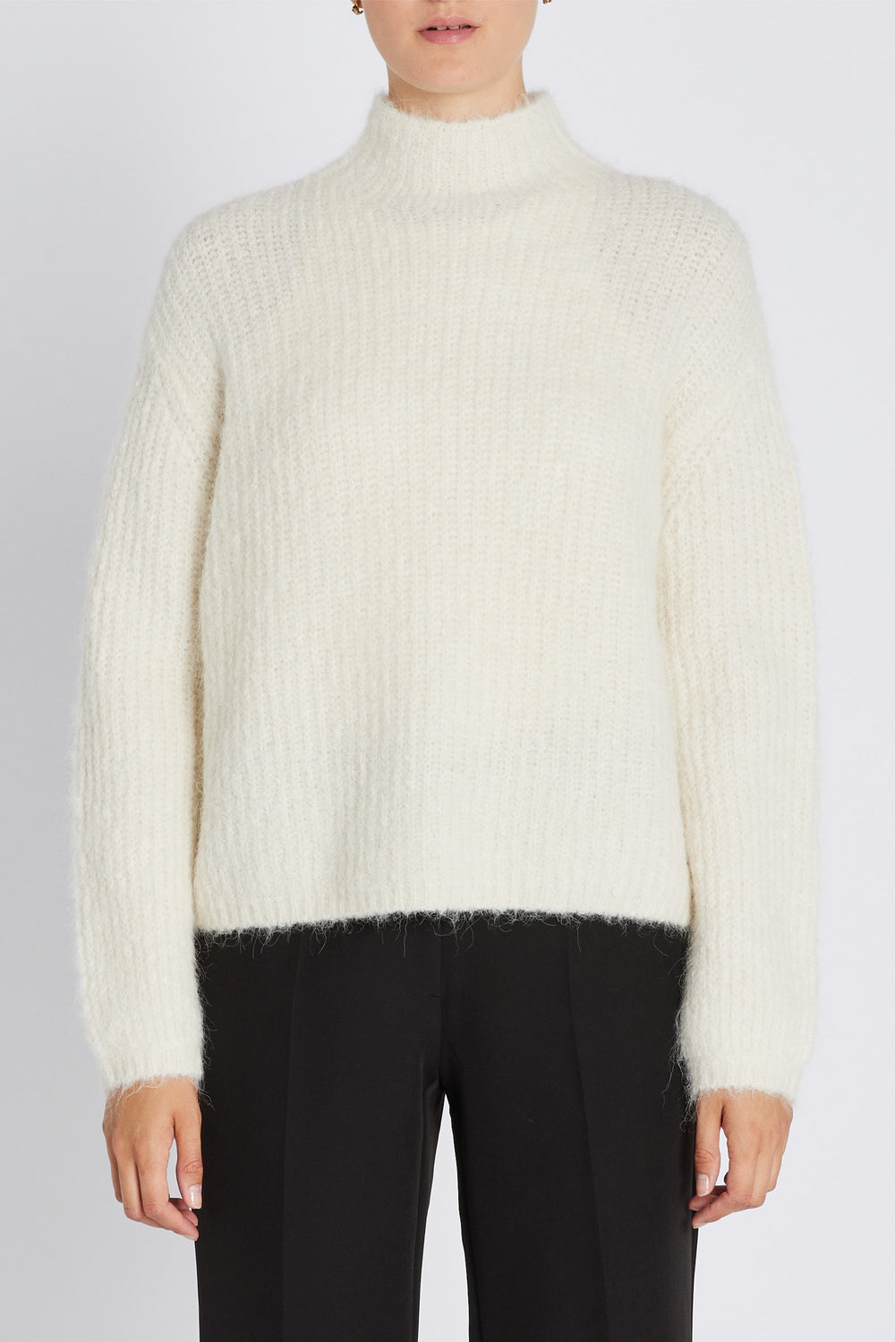 Bruuns Bazaar Women SyringaBBRika knit Knit Snow White
