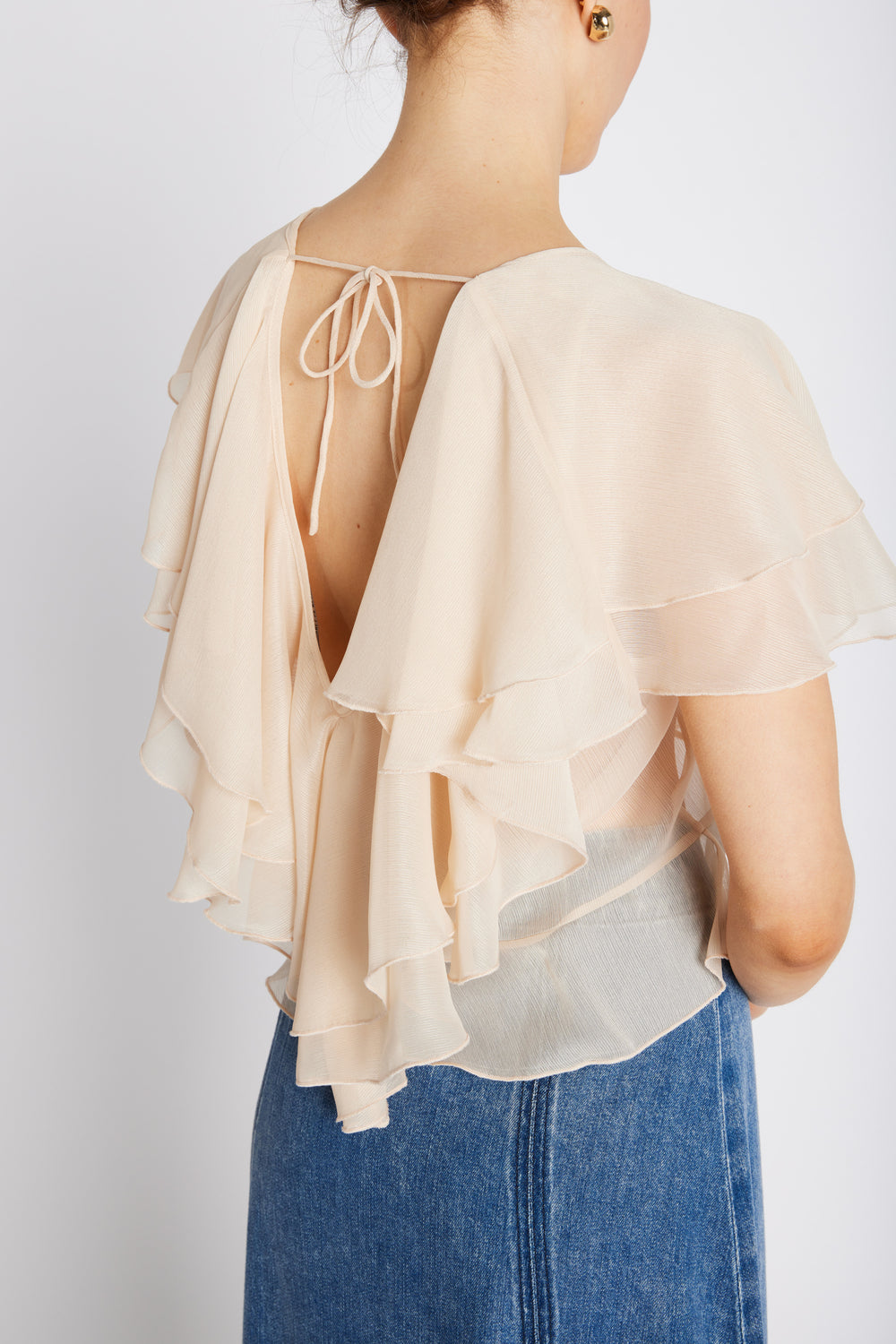 Bruuns Bazaar Women YuccaBBDamla top Blouse .Sandshell