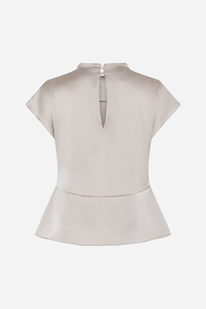 Bruuns Bazaar Women AcaciaBBTinja blouse Blouse Silver Cloud