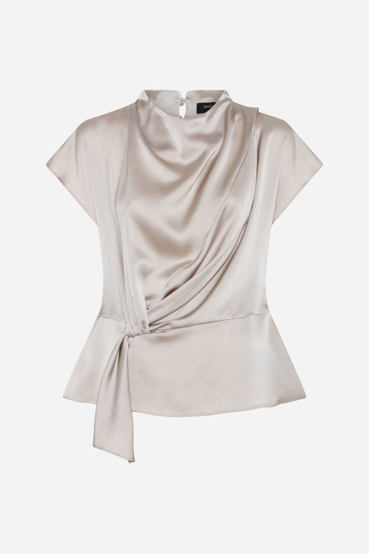 Bruuns Bazaar Women AcaciaBBTinja blouse Blouse Silver Cloud