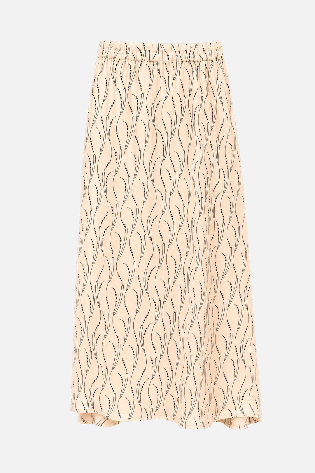 Bruuns Bazaar Women AcaraBBAmattas skirt Skirt Wavy print White cream