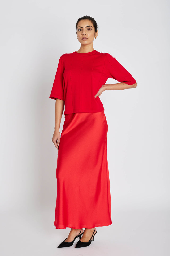 Bruuns Bazaar Women AcaraBBJoanelle skirt Skirt True Red