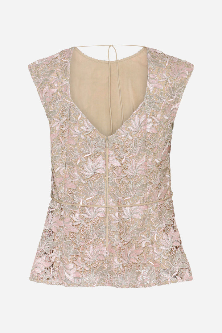 Bruuns Bazaar Women AdonidaBBOriia blouse Blouse Rose Gold flower