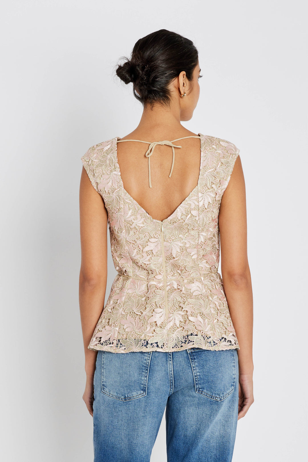 Bruuns Bazaar Women AdonidaBBOriia blouse Blouse Rose Gold flower