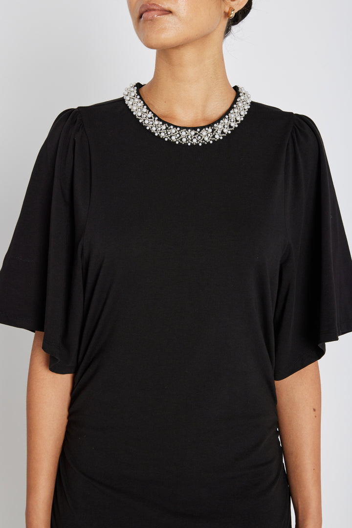 Bruuns Bazaar Women AlnusBBNathala Trim dress Dress Black