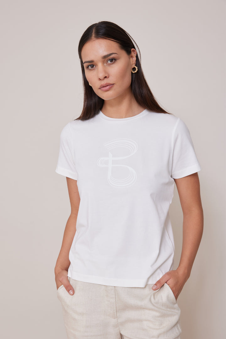 Bruuns Bazaar Women AlnusBBRuba tee T-shirts White