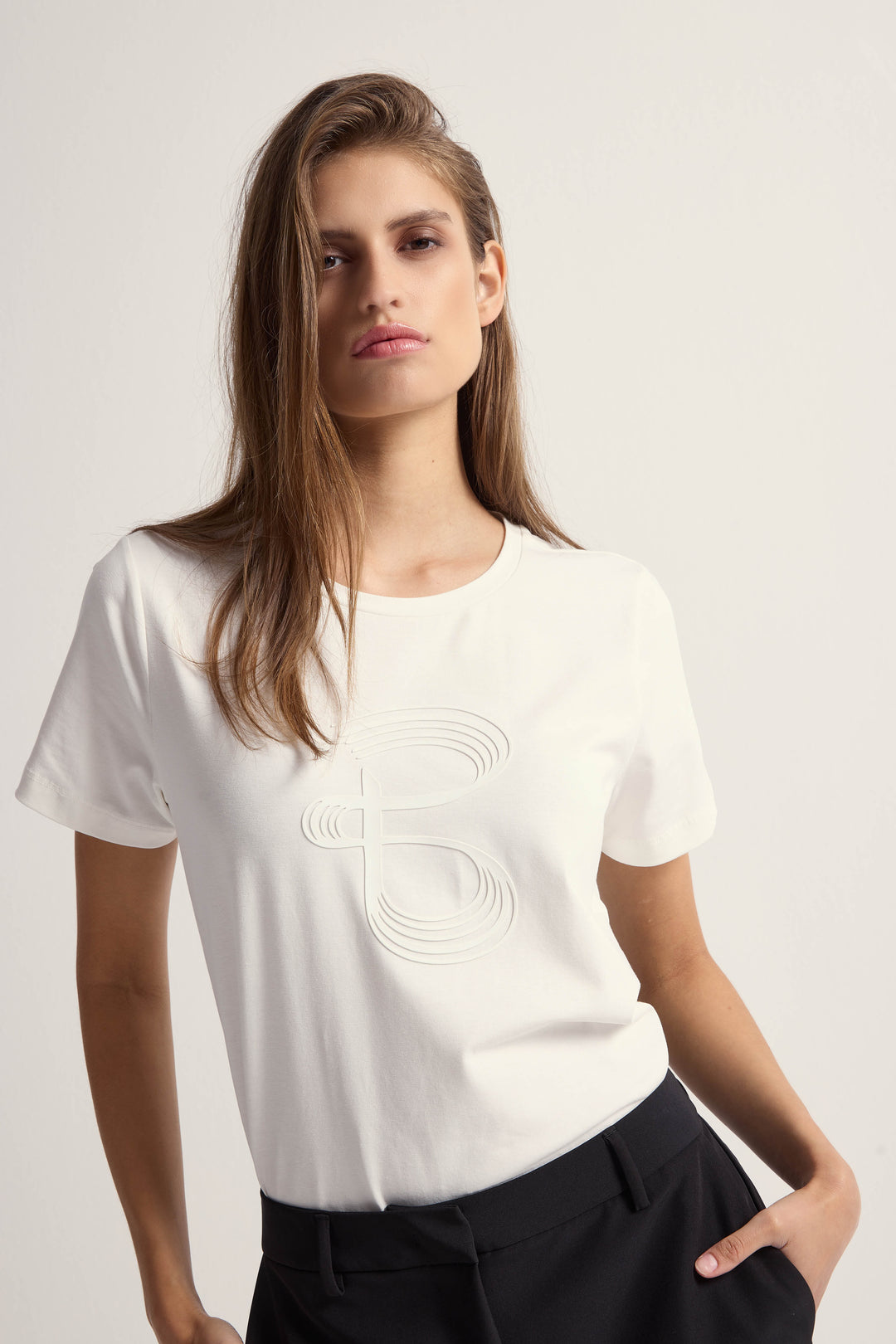 Bruuns Bazaar Women AlnusBBRuba tee T-shirts White