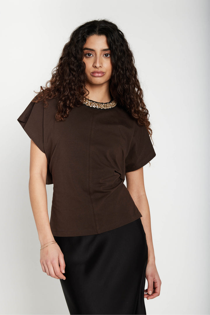 Bruuns Bazaar Women AlnusBBVerena blouse Blouse Chestnut