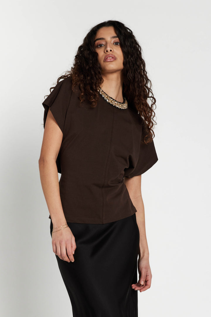Bruuns Bazaar Women AlnusBBVerena blouse Blouse Chestnut