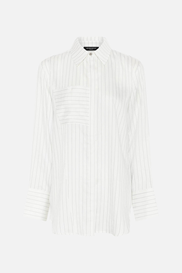 Bruuns Bazaar Women AmaranthBBZanne shirt Shirts White stripe