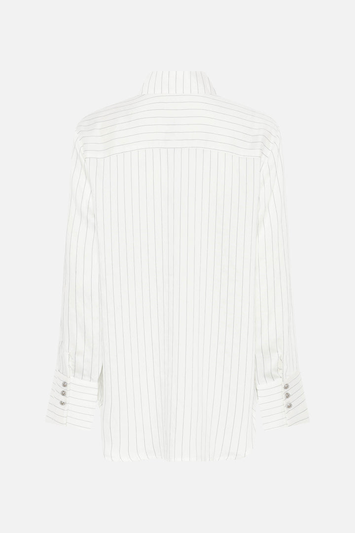 Bruuns Bazaar Women AmaranthBBZanne shirt Shirts White stripe