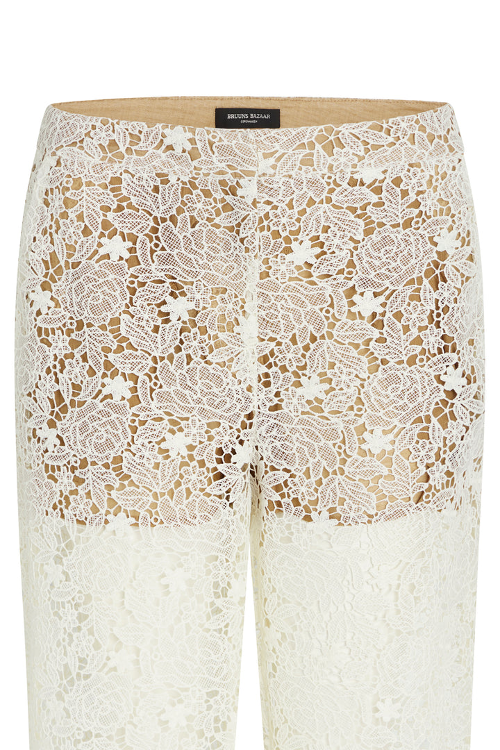 Bruuns Bazaar Women AmbrosiaBBWinnie lace pants Pants Snow White