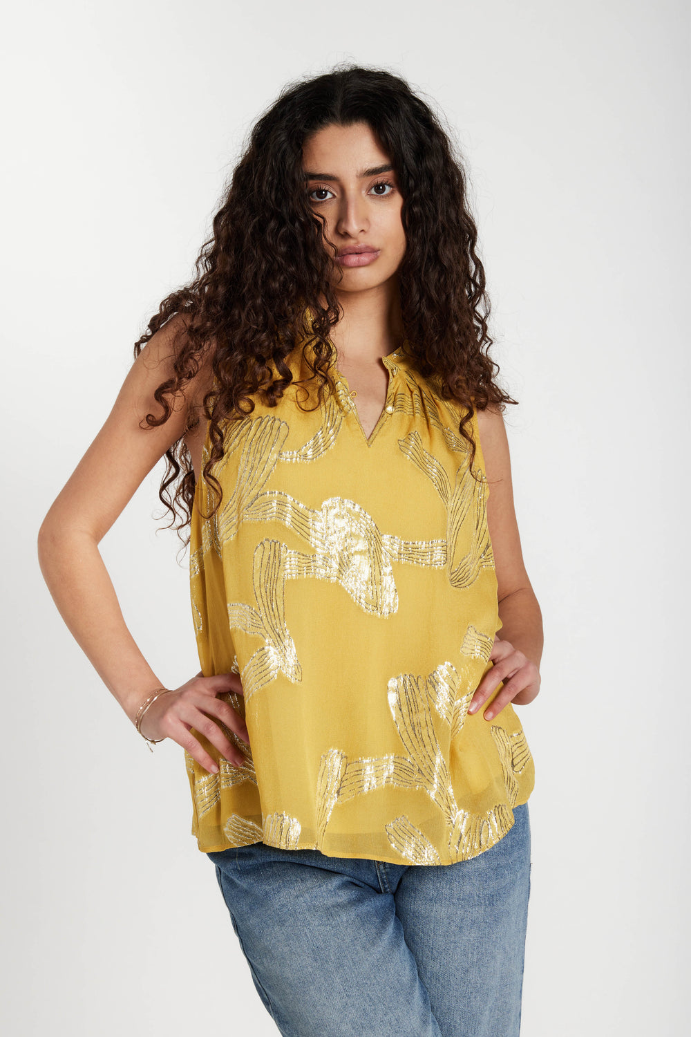 Bruuns Bazaar Women AmmandraBBTracey top Blouse Honey