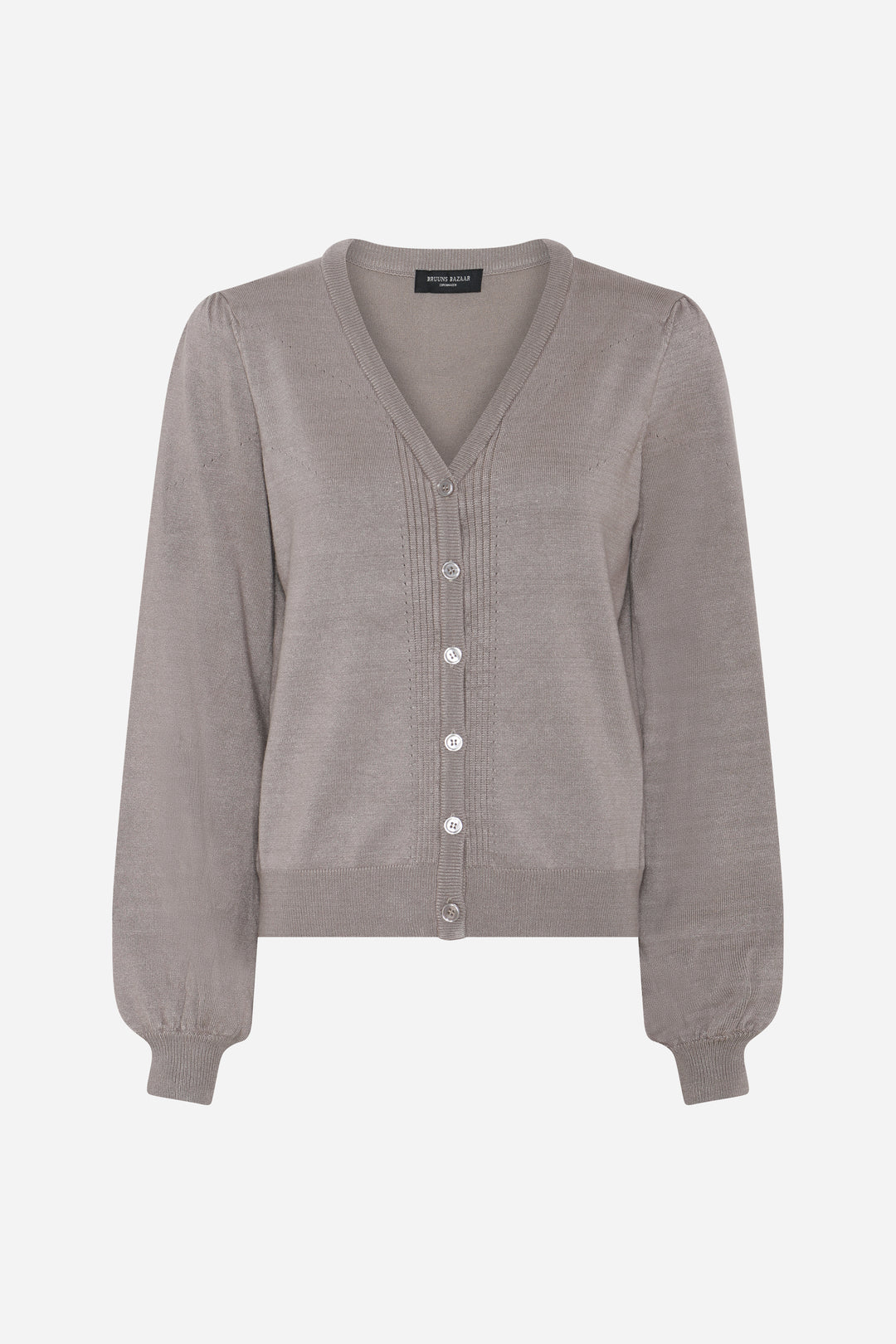 Bruuns Bazaar Women AnemoneBBCarlinas cardigan Knit Fungi melange