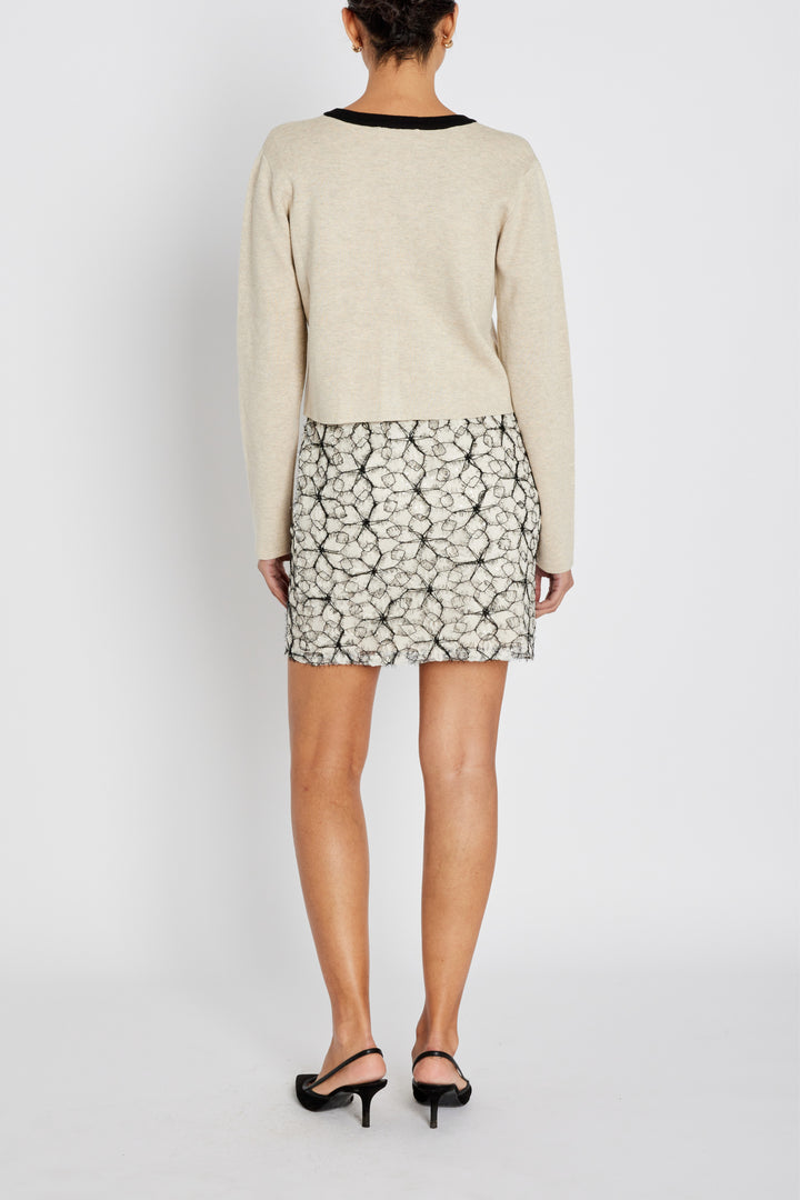 Bruuns Bazaar Women AnemoneBBFreias knit cardigan Knit Sand Melange