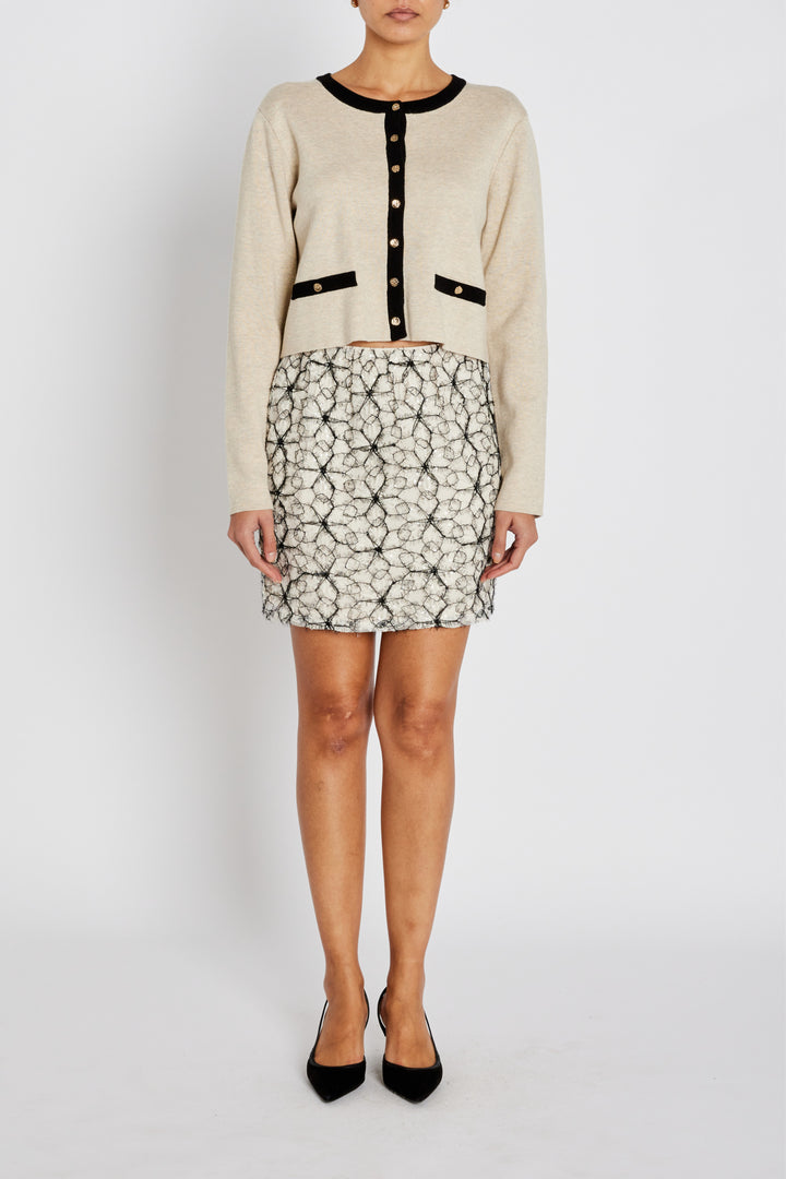 Bruuns Bazaar Women AnemoneBBFreias knit cardigan Knit Sand Melange