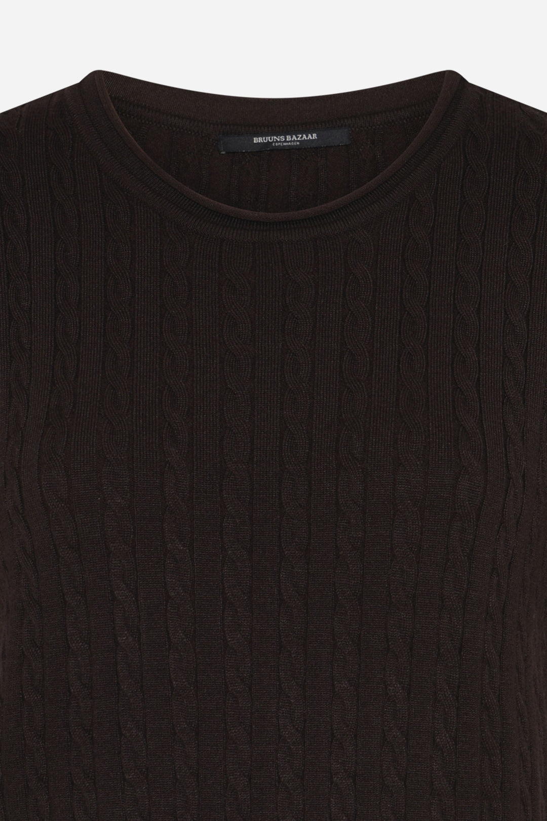 Bruuns Bazaar Women AnemoneBBGlenda knit Knit Chocolate brown