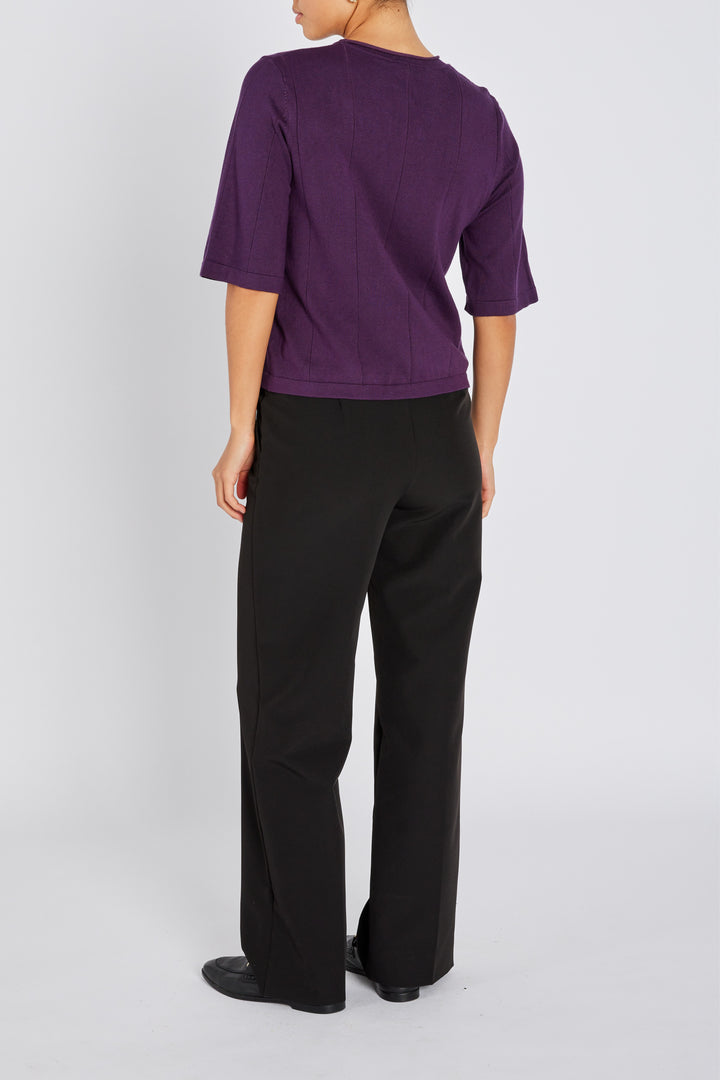 Bruuns Bazaar Women AnemoneBBGliandra knit Knit Aubergine