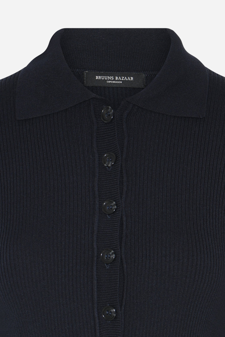 Bruuns Bazaar Women AnemoneBBValea knit polo Knit Navy