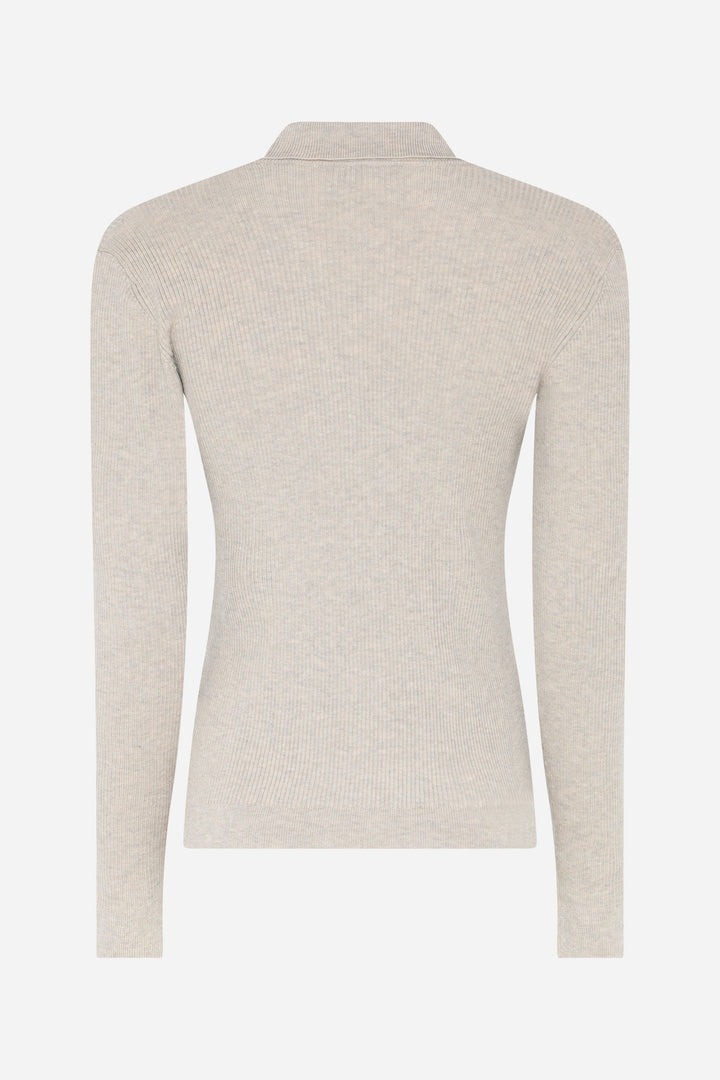 Bruuns Bazaar Women AnemoneBBValea knit polo Knit Sand Melange