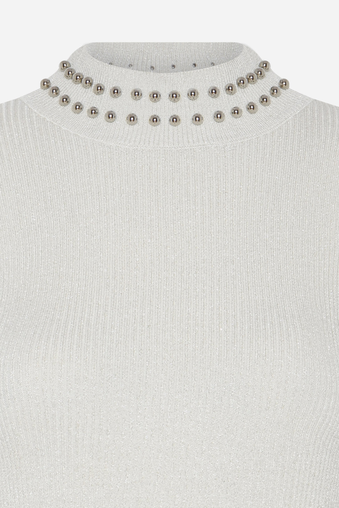 Bruuns Bazaar Women AnemonesBBBatille blouse Knit Snow white w white lurex