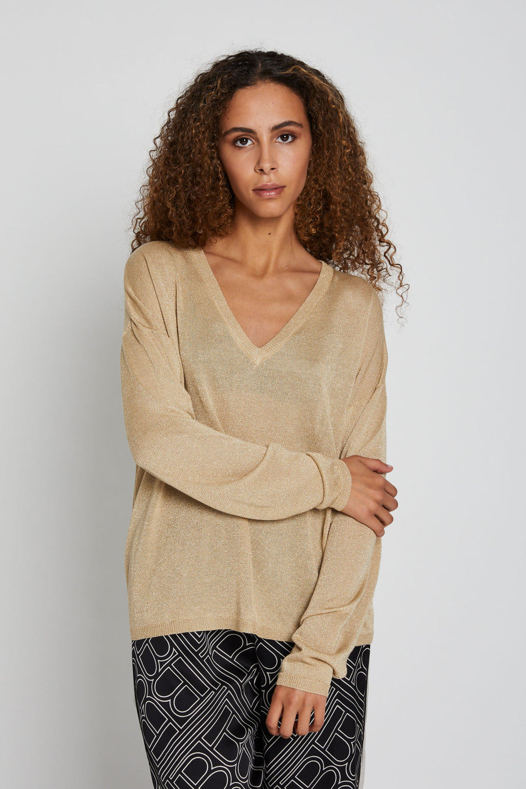 Bruuns Bazaar Women AnemonesBBMarlia knit Knit Gold