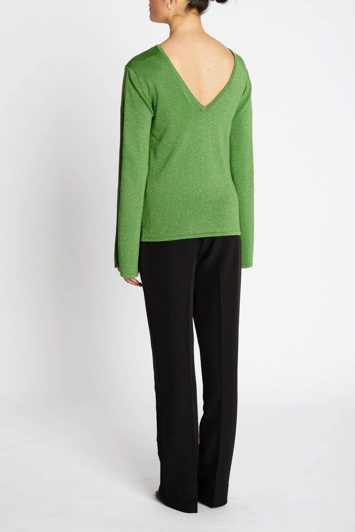 Bruuns Bazaar Women AnemonesBBYasmin knit Knit Fresh Green with lurex