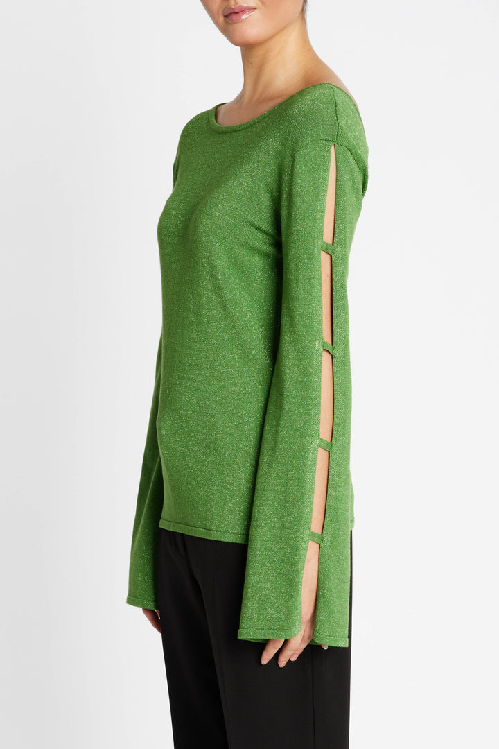 Bruuns Bazaar Women AnemonesBBYasmin knit Knit Fresh Green with lurex