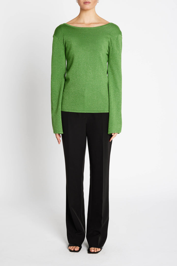 Bruuns Bazaar Women AnemonesBBYasmin knit Knit Fresh Green with lurex