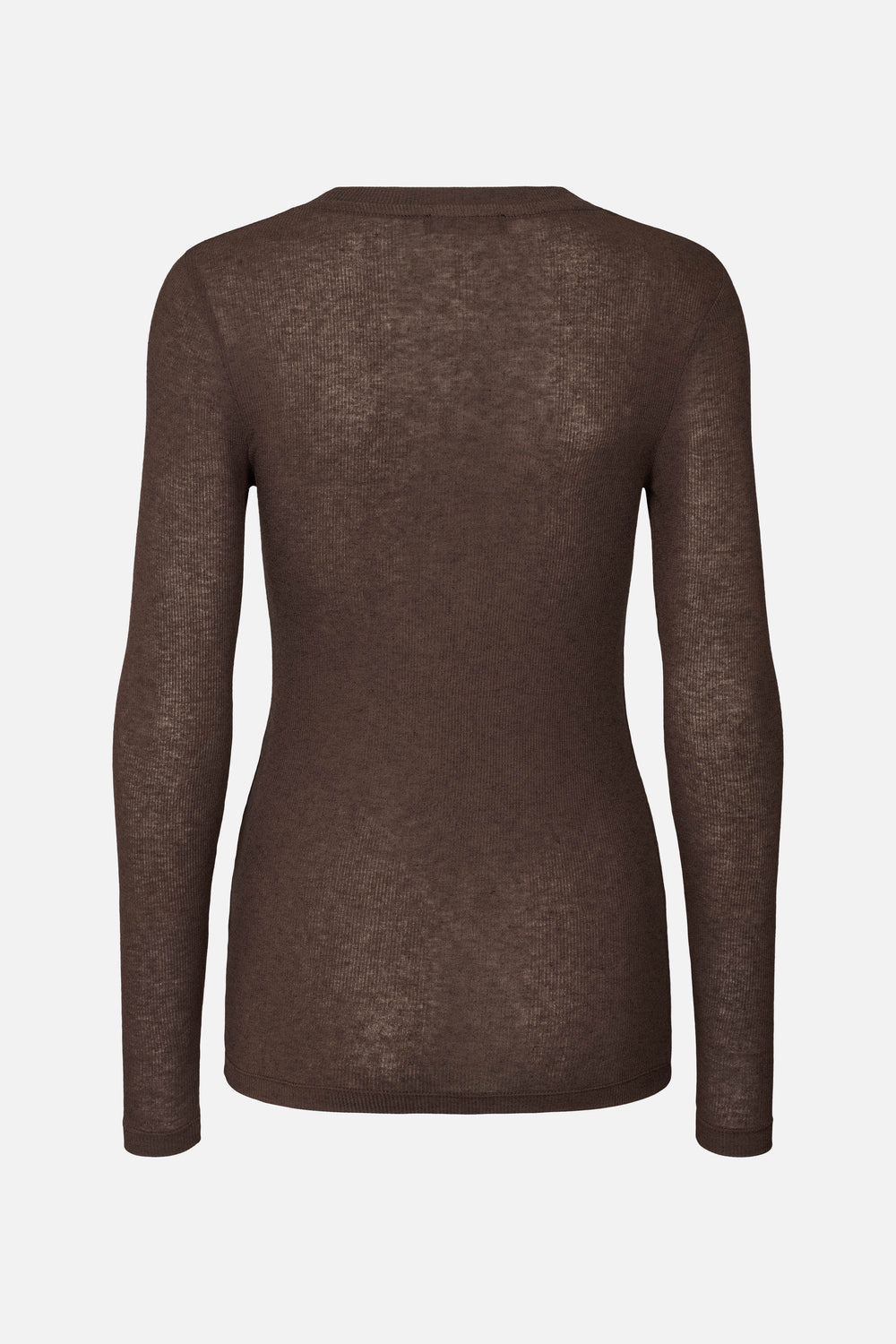 Bruuns Bazaar Women AngelaBB LS T-shirt T-shirts Dark Brown