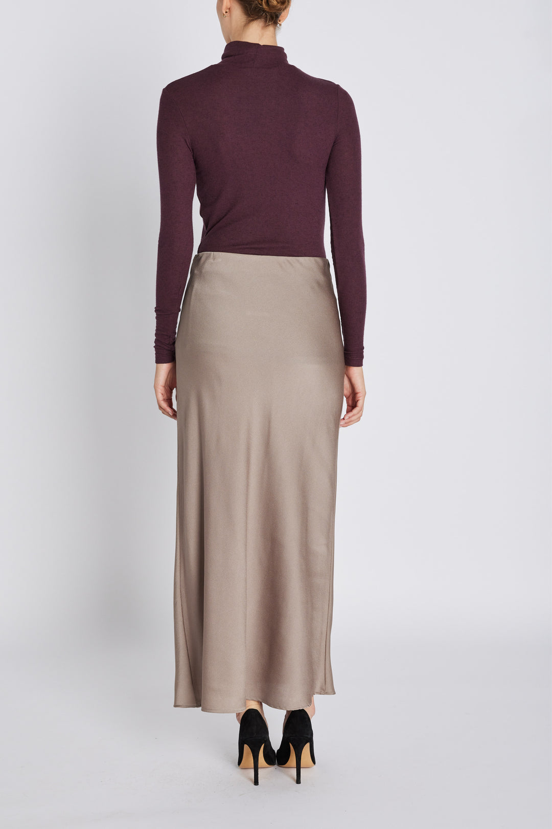 Bruuns Bazaar Women AngelaBB Roll neck T-shirts Bordeaux