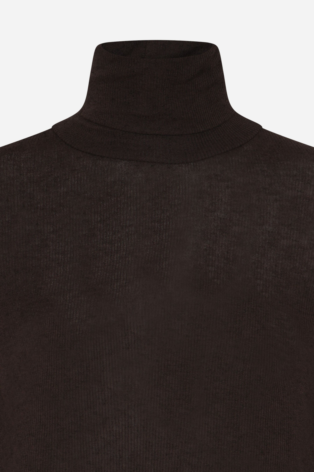 Bruuns Bazaar Women AngelaBB Roll neck T-shirts Dark Brown