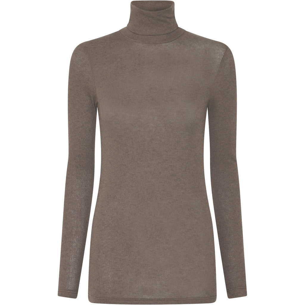Bruuns Bazaar Women AngelaBB Roll neck T-shirts Morel