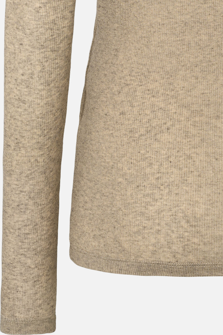 Bruuns Bazaar Women AngelaBB Roll neck T-shirts Roasted Grey