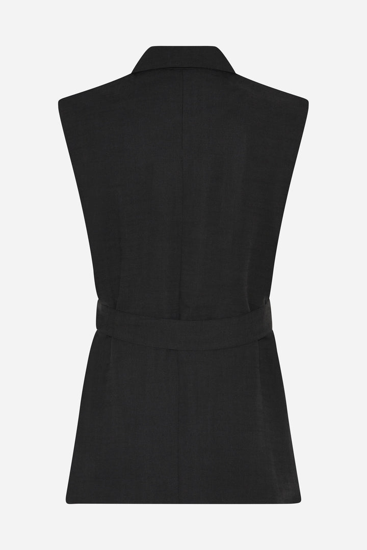 Bruuns Bazaar Women AphandraBBEwe vest Blazer Black