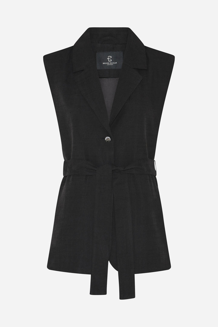 Bruuns Bazaar Women AphandraBBEwe vest Blazer Black