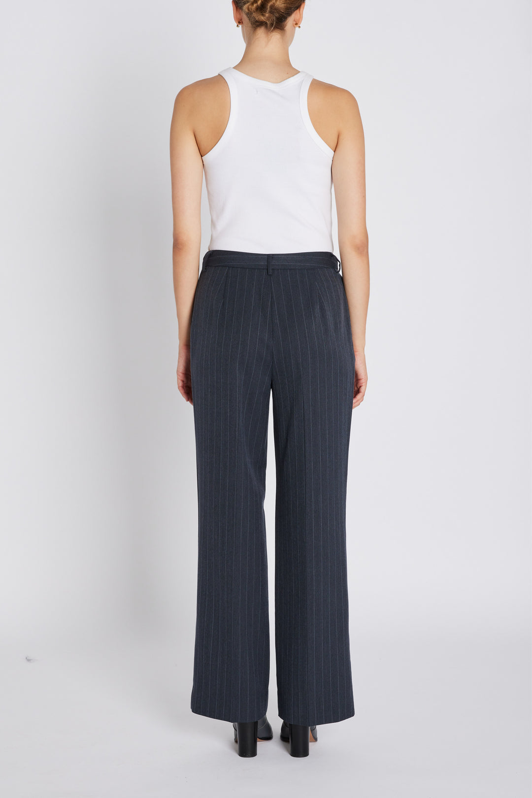 Bruuns Bazaar Women ApricotBBEleza pants Pants Herringbone blue pin stripe