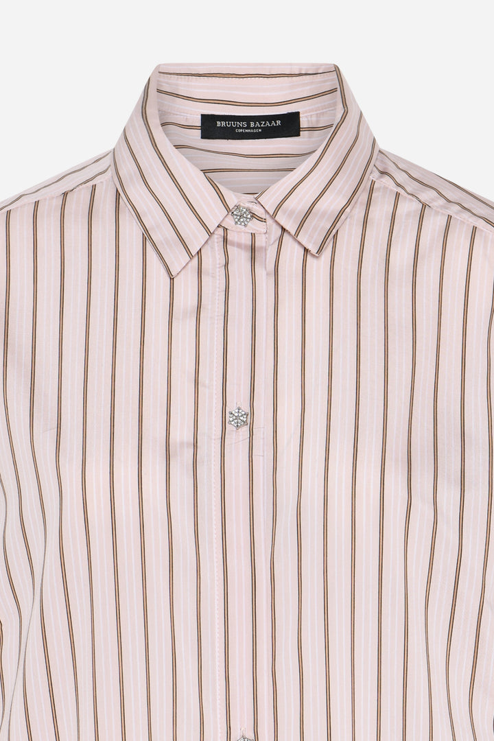 Bruuns Bazaar Women ArengaBBYina shirt Shirts Primrose Pink stripe