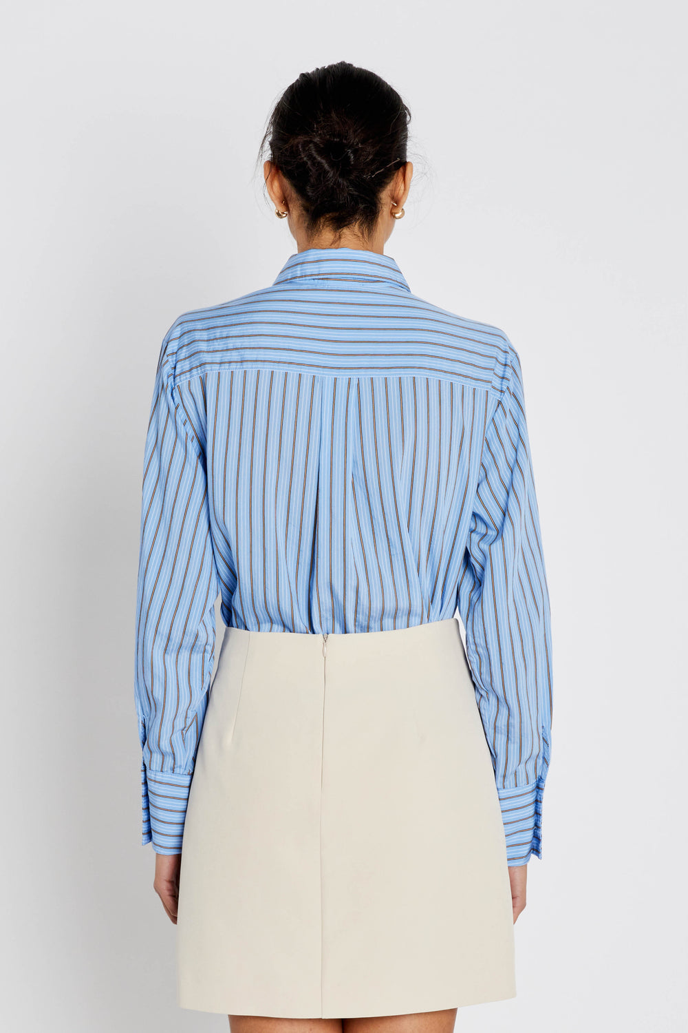 Bruuns Bazaar Women ArengaBBYina shirt Shirts Sky Blue stripe
