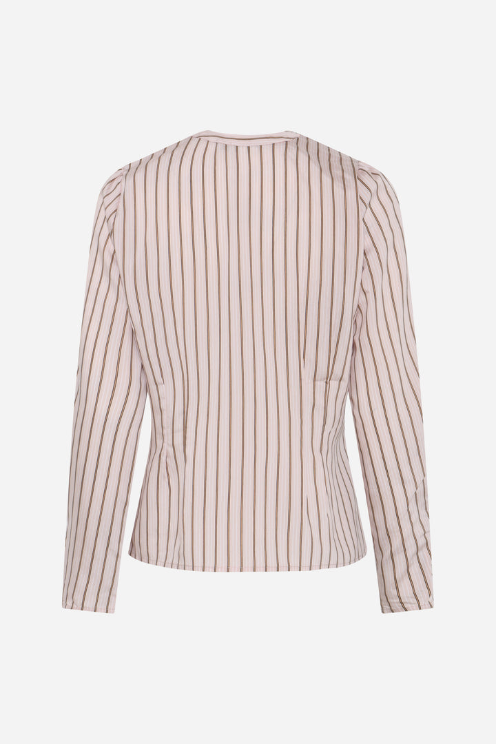 Bruuns Bazaar Women ArengaBBZea shirt Shirts Primrose Pink stripe